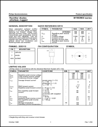 datasheet for BYW29EX-150 by Philips Semiconductors