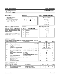datasheet for BYW29E-150 by Philips Semiconductors