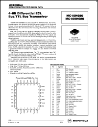 datasheet for MC10H680FN by ON Semiconductor