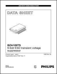 datasheet for BZA109TS by Philips Semiconductors