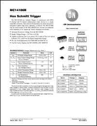 datasheet for MC14106BD by ON Semiconductor