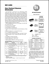datasheet for MC14490DW by ON Semiconductor