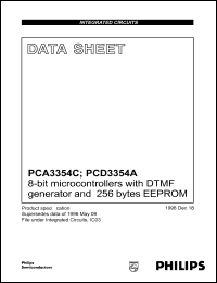 datasheet for PCA3354CH by Philips Semiconductors