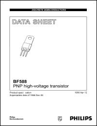 datasheet for BF588 by Philips Semiconductors