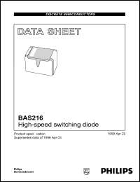 datasheet for BAS216 by Philips Semiconductors