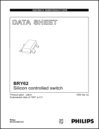 datasheet for BRY62 by Philips Semiconductors
