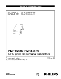 datasheet for PMST5088 by Philips Semiconductors