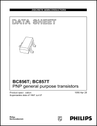 datasheet for BC857CT by Philips Semiconductors