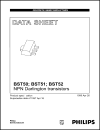 datasheet for BST51 by Philips Semiconductors