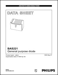 datasheet for BAS221 by Philips Semiconductors