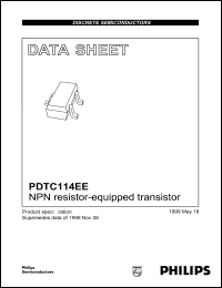 datasheet for PDTC114EE by Philips Semiconductors