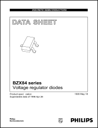 datasheet for BZX84-C2V7 by Philips Semiconductors