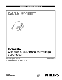 datasheet for BZA420A by Philips Semiconductors