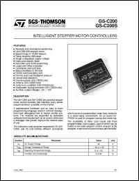 datasheet for GS-C200 by SGS-Thomson Microelectronics
