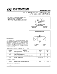 datasheet for AM0608-200 by SGS-Thomson Microelectronics