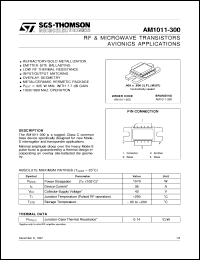 datasheet for AM1011-300 by SGS-Thomson Microelectronics