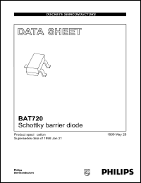 datasheet for BAT720 by Philips Semiconductors
