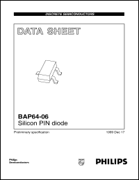 datasheet for BAP64-06 by Philips Semiconductors