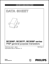 datasheet for BC856AF by Philips Semiconductors