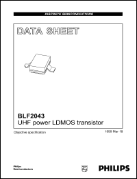 datasheet for BLF2043 by Philips Semiconductors