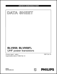 datasheet for BLV958FL by Philips Semiconductors