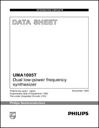 datasheet for UMA1005T by Philips Semiconductors