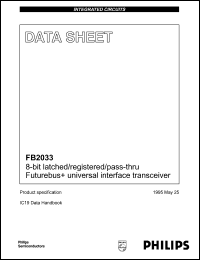 datasheet for FB2033BB by Philips Semiconductors