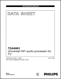 datasheet for TDA9861 by Philips Semiconductors