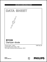 datasheet for BY228 by Philips Semiconductors