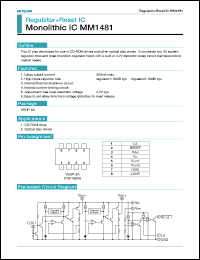 datasheet for MM1481 by 