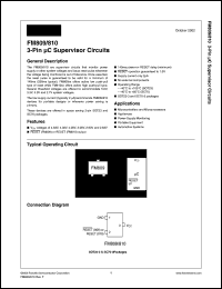 datasheet for FM93CS46LM8 by Fairchild Semiconductor