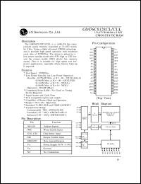 datasheet for GM76C8128CLLI-85 by 