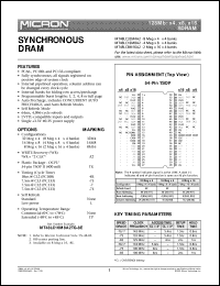 datasheet for MT48LC32M4A2TG-75LIT by 