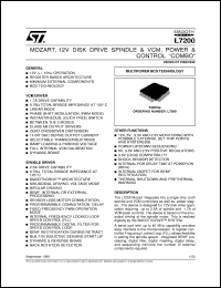 datasheet for L7200 by SGS-Thomson Microelectronics