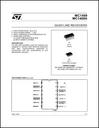 datasheet for MC1489AP by SGS-Thomson Microelectronics