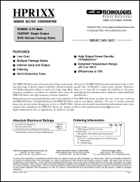 datasheet for HPR106V by 