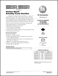 datasheet for MBRS320T3 by ON Semiconductor