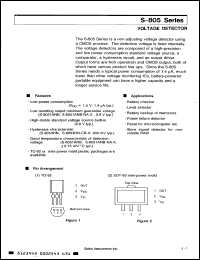 datasheet for S-8054HN-CD-X by Seiko Epson Corporation