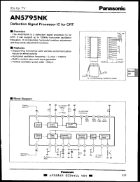 datasheet for AN5795NK by Panasonic - Semiconductor Company of Matsushita Electronics Corporation