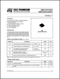 datasheet for SM6T100A by SGS-Thomson Microelectronics