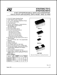 datasheet for ST62P00CM1 by SGS-Thomson Microelectronics