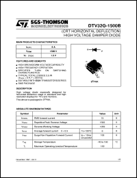 datasheet for DTV32G-1500B by SGS-Thomson Microelectronics