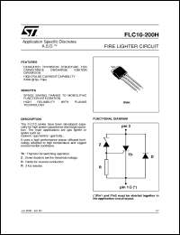 datasheet for FLC10-200H by SGS-Thomson Microelectronics