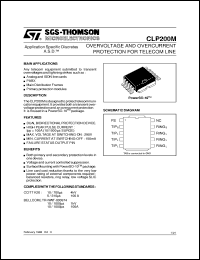 datasheet for CLP200M by SGS-Thomson Microelectronics