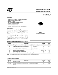 datasheet for SMAJ43A-TR by SGS-Thomson Microelectronics