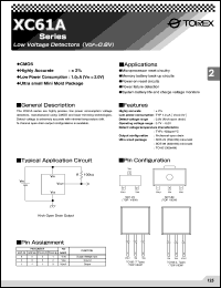 datasheet for XC61AN0802MR by Torex Semiconductor Ltd.