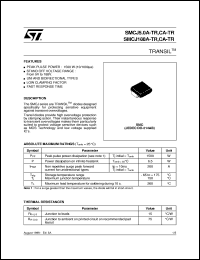 datasheet for SMCJ10CA-TR by SGS-Thomson Microelectronics