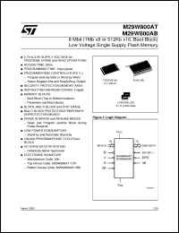 datasheet for M29W800AB80N1 by SGS-Thomson Microelectronics