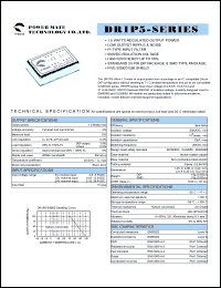 datasheet for DR1P5-12S15 by 