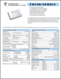 datasheet for FDC60-48S05 by 